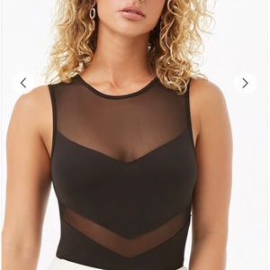 Forever 21 mesh bodysuit